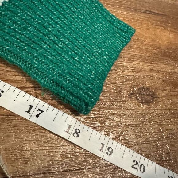 Dec. 25th Holiday Cardigan Sweater Green Red White Christmas Trees Teacher S - Picture 8 of 8